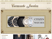 Tablet Screenshot of carmouchejewelerslaplace.com